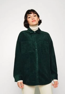 Monki Hemdbluse - Dark Green | Damen
