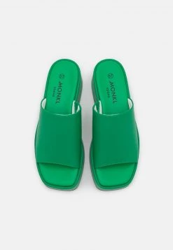 Monki Damen VEGAN CATALINA - Pantolette Hoch - Green Medium -Monki Verkäufe 2022 ed7d8ad1fed14c638cd381b80adda557