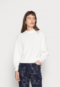 Monki Strickpullover - White Light | Damen