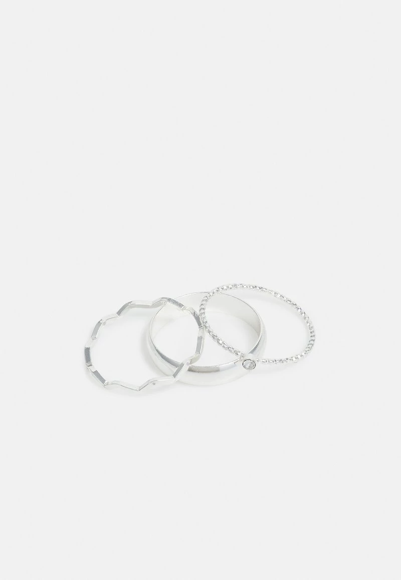Monki Damen 9 PACK - Ring - Silver-coloured 4 Monki Damen 9 PACK - Ring - Silver-coloured – Bild 4