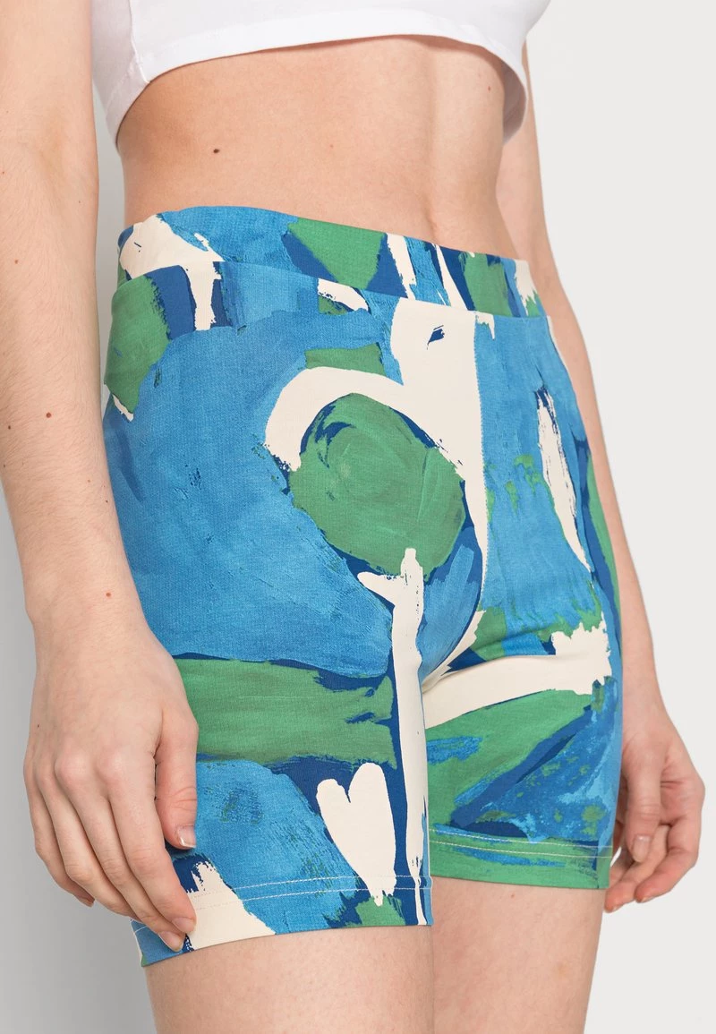 Monki 2 PACK - Shorts - Black/artsy Blue Print | Damen 6 Monki 2 PACK - Shorts - Black/artsy Blue Print | Damen – Bild 6