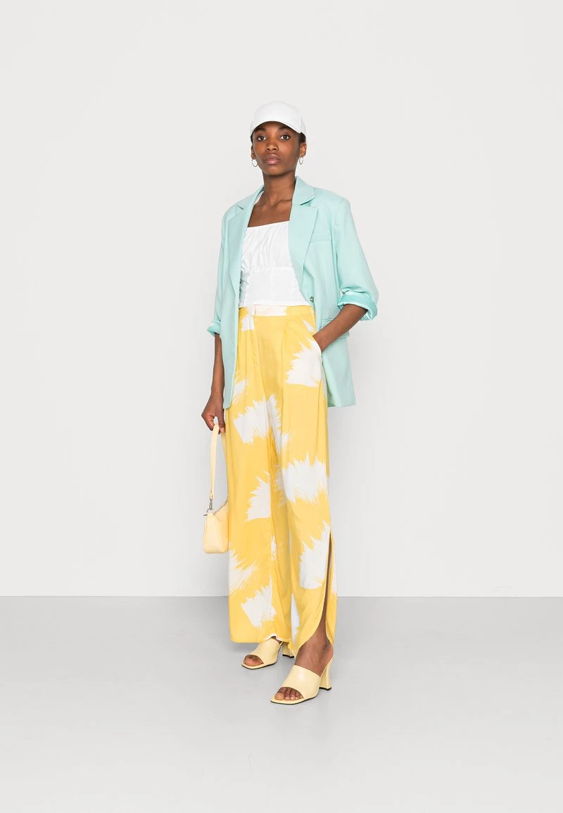 Monki Damen Stoffhose - Yellow 2 Monki Damen Stoffhose - Yellow – Bild 2