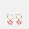 Monki JESSENIA EARRINGS - Ohrringe - Orange/gold-coloured | Damen