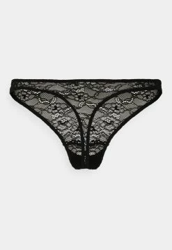 Monki Damen 3 PACK - String - Black Dark -Monki Verkäufe 2022 f037504cac124815a49f7ae61597d709