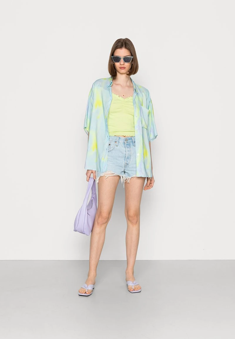 Monki Damen Hemdbluse - Blue 2 Monki Damen Hemdbluse - Blue – Bild 2