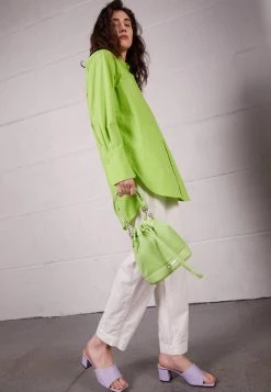 Monki Damen Pantolette Hoch - Lilac Purple Dusty Light