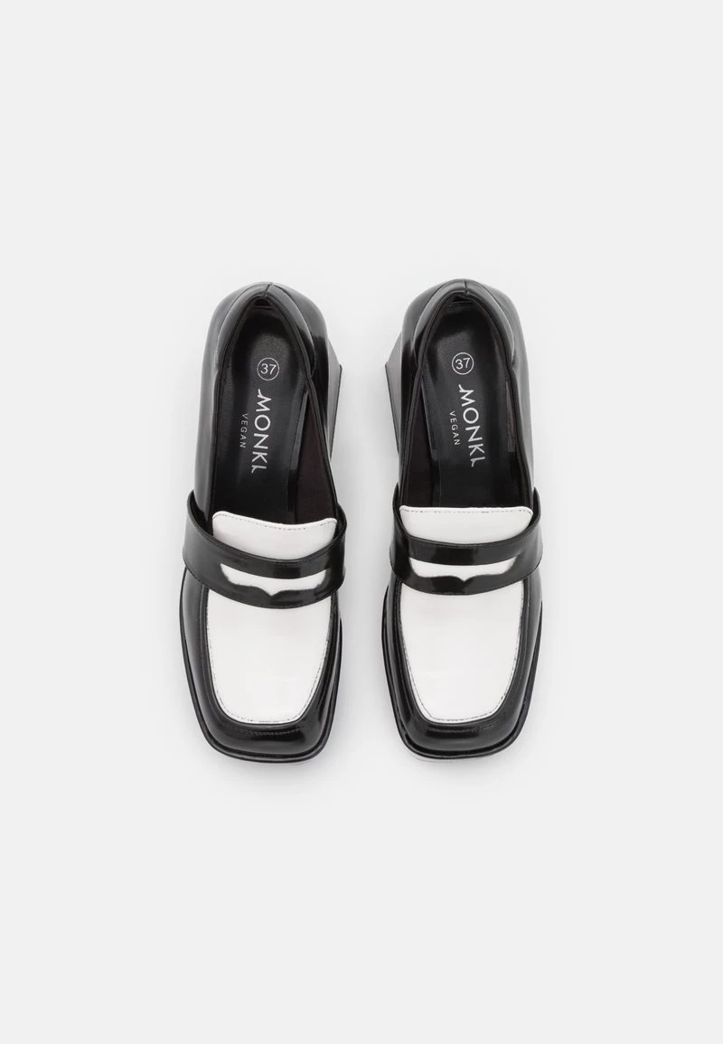 Monki Damen VEGAN BENNY LOAFER - Pumps - Black/white 6 Monki Damen VEGAN BENNY LOAFER - Pumps - Black/white – Bild 6