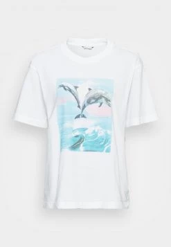 Monki T-Shirt Print - White Light/pasteldolphine | Damen -Monki Verkäufe 2022 f37dbf5cd84e44acaaf4cf16d6308c6b