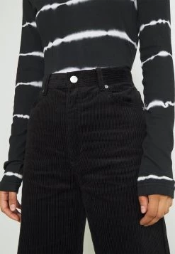 Monki Stoffhose - Black Dark | Damen -Monki Verkäufe 2022 f3adfb02b79246308f139c91df9e397e