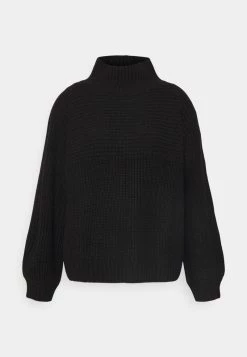 Monki Damen Strickpullover - Black Dark