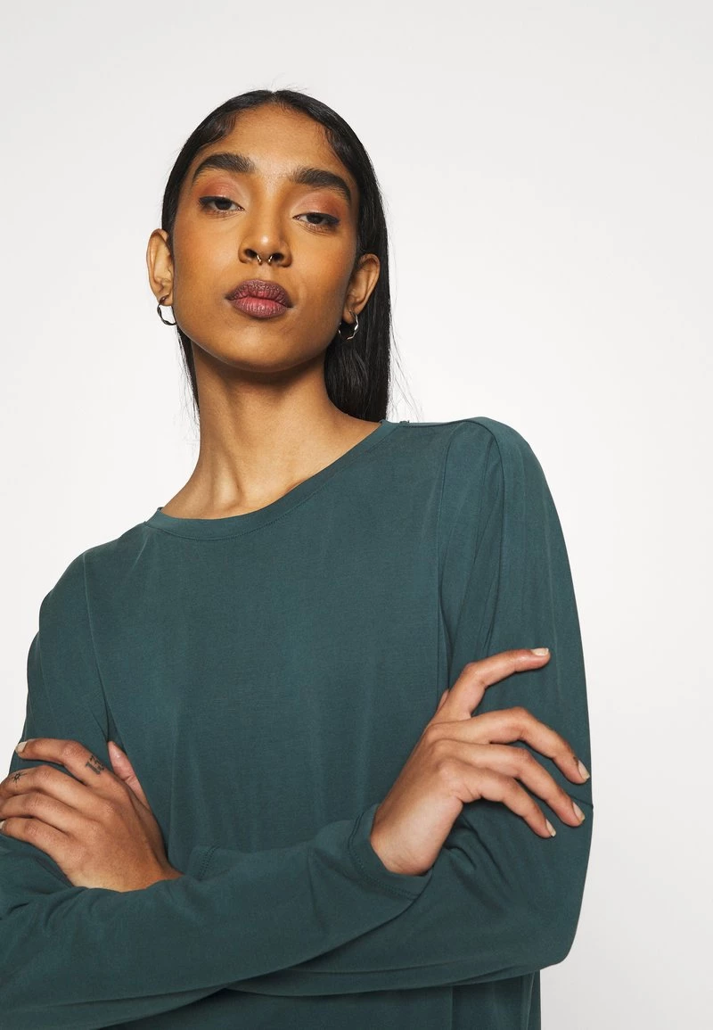Monki Damen Langarmshirt - Kahki Green 4 Monki Damen Langarmshirt - Kahki Green – Bild 4