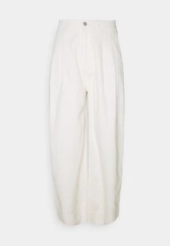 Monki Damen Jeans Relaxed Fit - Ecru