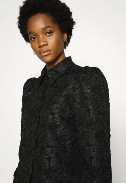 Monki Damen Hemdbluse - Black Dark -Monki Verkäufe 2022 f7e701034a584c0e9989da1a8e6f3ff7