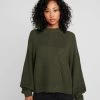 Monki Damen Strickpullover - Khaki