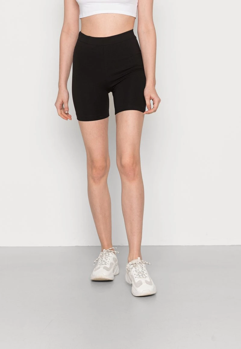 Monki 2 PACK - Shorts - Black/artsy Blue Print | Damen 4 Monki 2 PACK - Shorts - Black/artsy Blue Print | Damen – Bild 4