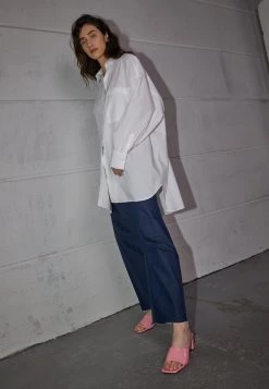 Monki Damen Pantolette Hoch - Pink Light