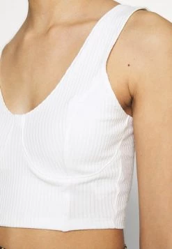 Monki Damen 2 PACK - Top - White Solid/light Purple -Monki Verkäufe 2022 fa1702a8defa42b184643afabc1077bf