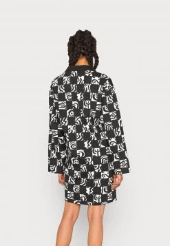 Monki Damen Jerseykleid - Black/white -Monki Verkäufe 2022 fa8daddec0264c3384b2509376cfd6bb