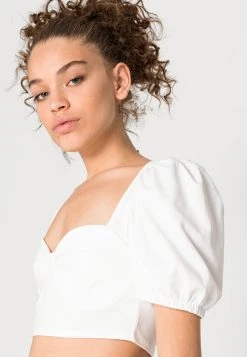 Monki Damen T-Shirt Basic - White Light -Monki Verkäufe 2022 fb198d7baaa14c43ac63705d63116f70