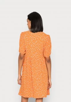 Monki Damen Freizeitkleid - Orange -Monki Verkäufe 2022 fc5932c3f9214fe6a7e333813940febe