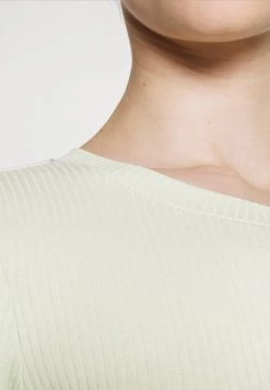 Monki Damen Langarmshirt - Green Light/black -Monki Verkäufe 2022 fc8d8b56dd9148bdb2f6698a7227e05e