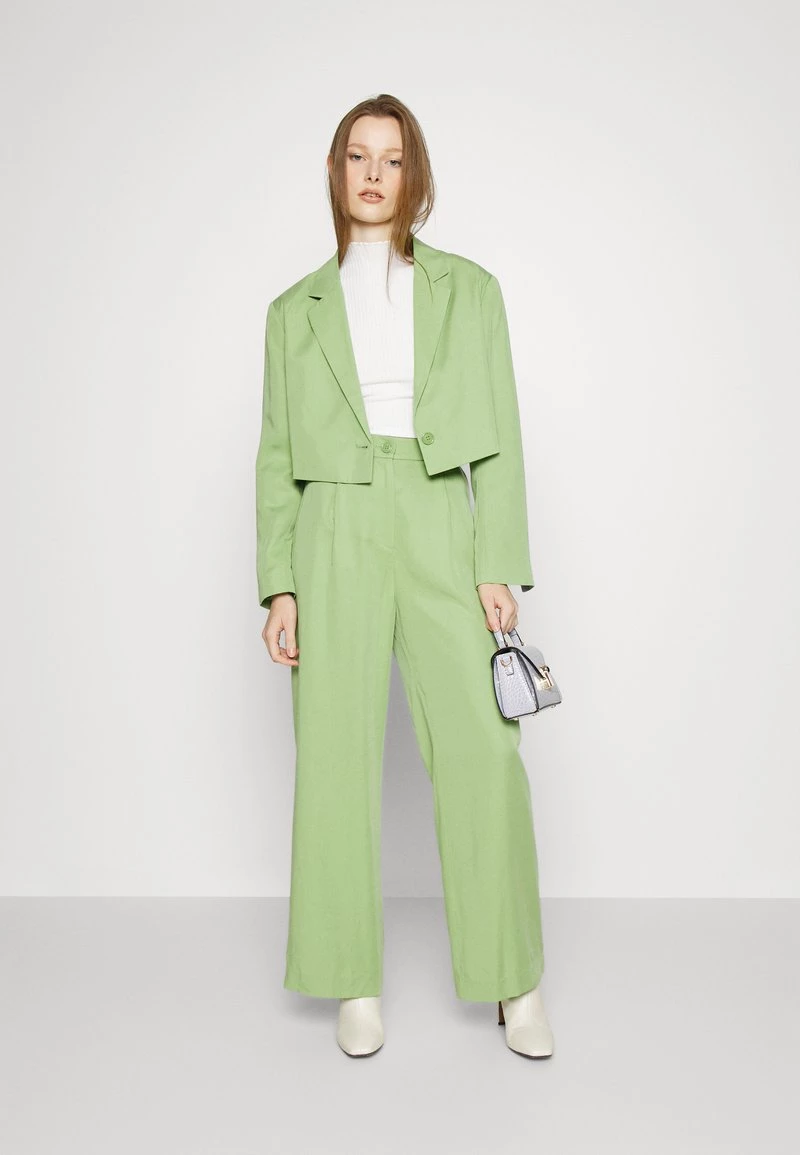 Monki Stoffhose - Green | Damen 2 Monki Stoffhose - Green | Damen – Bild 2