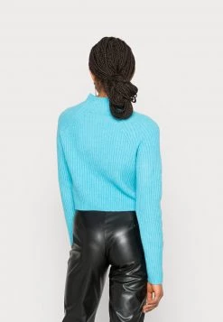 Monki Damen Strickpullover - Blue -Monki Verkäufe 2022 fce84602401f4dbb8c01f8559008838e