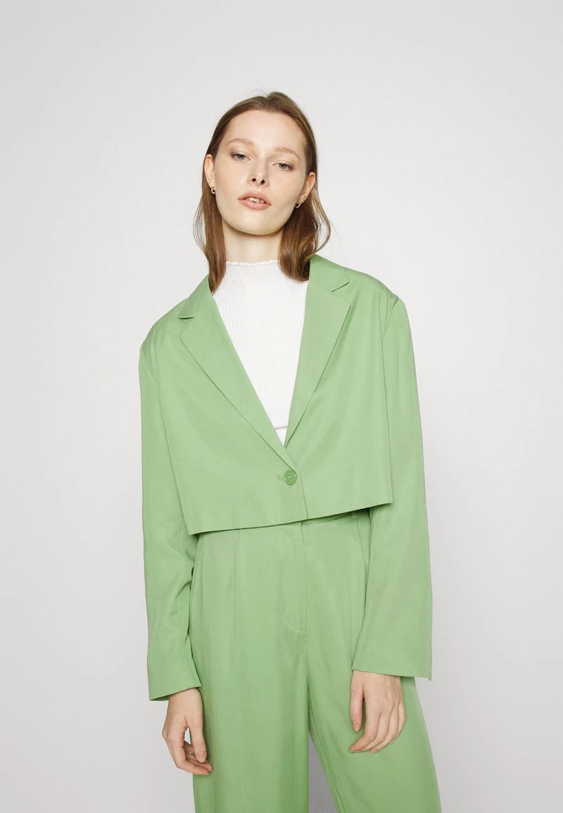 Monki Damen Blazer - Green 1 Monki Damen Blazer - Green