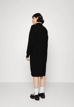Monki Damen Strickkleid - Black Dark -Monki Verkäufe 2022 fe807e7b6f624cbe98208fdec92334ff