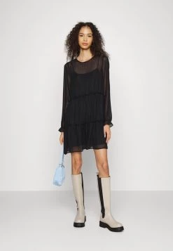 Monki Damen Freizeitkleid - Black Dark 7 Monki Damen Freizeitkleid - Black Dark -Monki Verkäufe 2022 ff3b360742924475aa2398b0074dea01