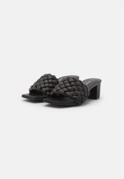 Monki Damen VEGAN RAGNHILD - Pantolette Hoch - Black Dark -Monki Verkäufe 2022 ff979a7c063146899047f37d35a92037